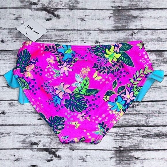 Breaking Waves Tropical 2 Piece Tankini Swimsuit - Picture 6 of 10